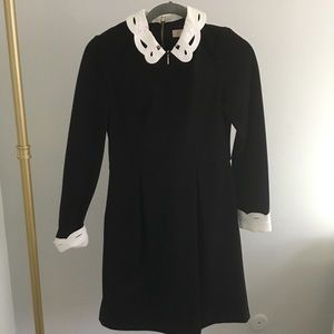 Ted Baker London Black Shealah Collar Dress SZ 2